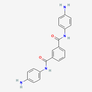 molecular formula C20H18N4O2 B5457609 N,N'-bis(4-aminophenyl)isophthalamide CAS No. 2658-06-2