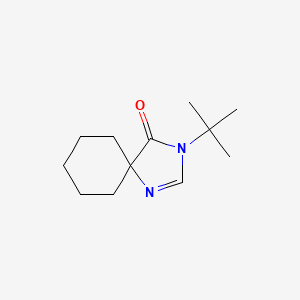 molecular formula C12H20N2O B5458115 3-tert-butyl-1,3-diazaspiro[4.5]dec-1-en-4-one 