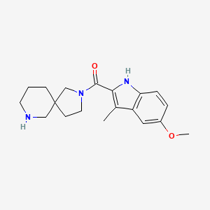 2-[(5-methoxy-3-methyl-1H-indol-2-yl)carbonyl]-2,7-diazaspiro[4.5]decane hydrochloride