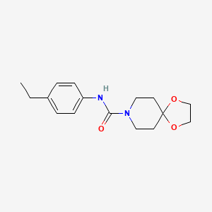 N-(4-ethylphenyl)-1,4-dioxa-8-azaspiro[4.5]decane-8-carboxamide