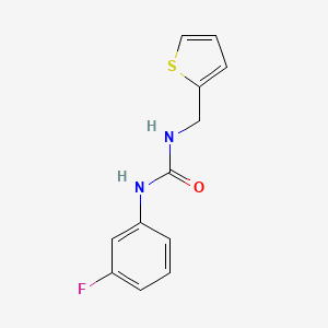 molecular formula C12H11FN2OS B5458474 N-(3-fluorophenyl)-N'-(2-thienylmethyl)urea 