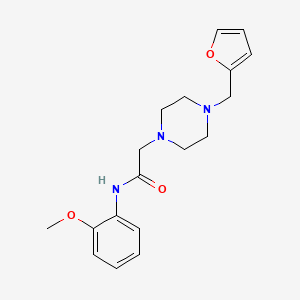 2-[4-(2-furylmethyl)-1-piperazinyl]-N-(2-methoxyphenyl)acetamide