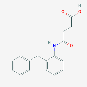 4-[(2-benzylphenyl)amino]-4-oxobutanoic acid