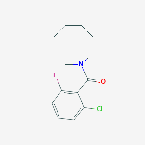 molecular formula C14H17ClFNO B5458695 1-(2-chloro-6-fluorobenzoyl)azocane 