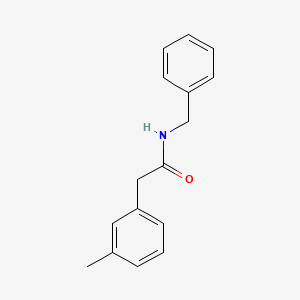 molecular formula C16H17NO B5458710 N-benzyl-2-(3-methylphenyl)acetamide 