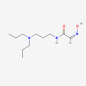 molecular formula C11H23N3O2 B5458772 N-[3-(dipropylamino)propyl]-2-(hydroxyimino)acetamide 