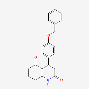 4-[4-(benzyloxy)phenyl]-4,6,7,8-tetrahydroquinoline-2,5(1H,3H)-dione