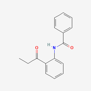 molecular formula C16H15NO2 B5458858 N-(2-丙酰苯基)苯甲酰胺 CAS No. 351342-74-0