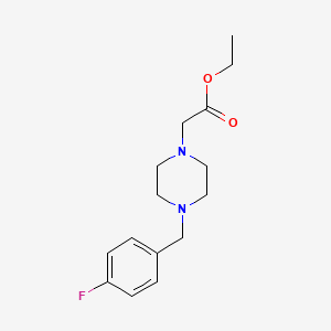 ethyl [4-(4-fluorobenzyl)-1-piperazinyl]acetate