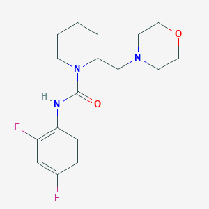 N-(2,4-difluorophenyl)-2-(4-morpholinylmethyl)-1-piperidinecarboxamide