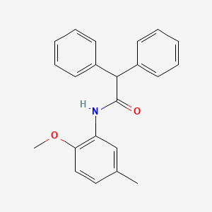 N-(2-methoxy-5-methylphenyl)-2,2-diphenylacetamide