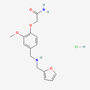 2-(4-{[(2-furylmethyl)amino]methyl}-2-methoxyphenoxy)acetamide hydrochloride