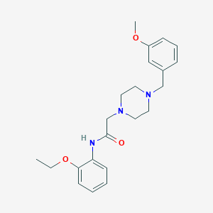 N-(2-ethoxyphenyl)-2-[4-(3-methoxybenzyl)-1-piperazinyl]acetamide