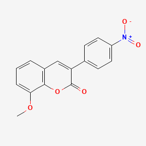 8-methoxy-3-(4-nitrophenyl)-2H-chromen-2-one