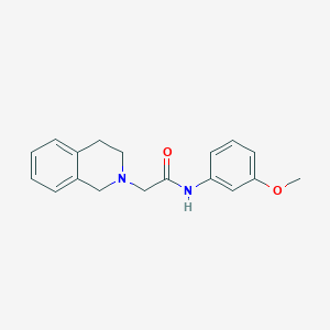 2-(3,4-dihydro-2(1H)-isoquinolinyl)-N-(3-methoxyphenyl)acetamide