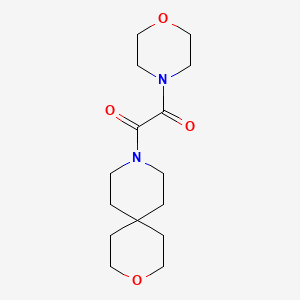 9-[morpholin-4-yl(oxo)acetyl]-3-oxa-9-azaspiro[5.5]undecane