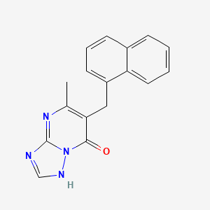 5-methyl-6-(1-naphthylmethyl)[1,2,4]triazolo[1,5-a]pyrimidin-7(4H)-one