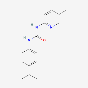 molecular formula C16H19N3O B5460023 N-(4-isopropylphenyl)-N'-(5-methyl-2-pyridinyl)urea 