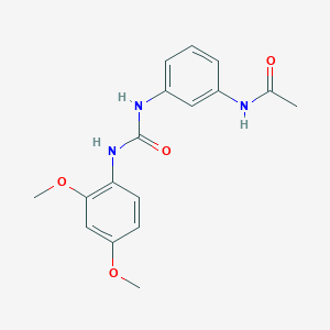 N-[3-({[(2,4-dimethoxyphenyl)amino]carbonyl}amino)phenyl]acetamide