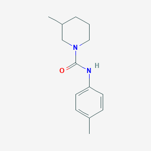 molecular formula C14H20N2O B5460099 3-methyl-N-(4-methylphenyl)-1-piperidinecarboxamide 