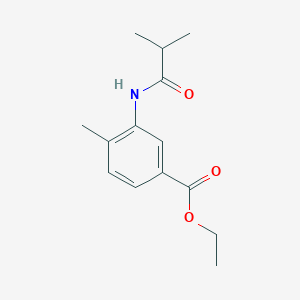 ethyl 3-(isobutyrylamino)-4-methylbenzoate