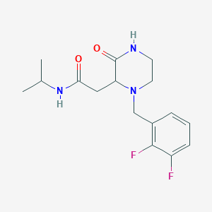 2-[1-(2,3-difluorobenzyl)-3-oxo-2-piperazinyl]-N-isopropylacetamide