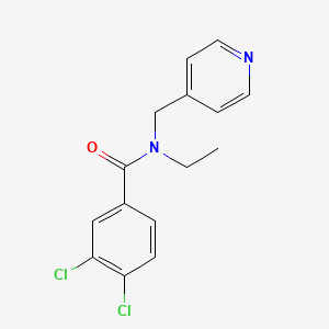 3,4-dichloro-N-ethyl-N-(4-pyridinylmethyl)benzamide