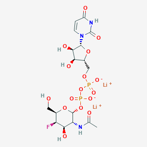molecular formula C17H24FLi2N3O16P2 B054603 Udp-adfg CAS No. 120596-20-5