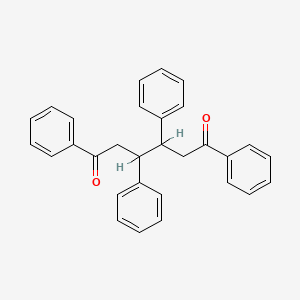 molecular formula C30H26O2 B5460338 1,3,4,6-tetraphenyl-1,6-hexanedione CAS No. 7028-45-7