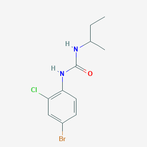 N-(4-bromo-2-chlorophenyl)-N'-(sec-butyl)urea