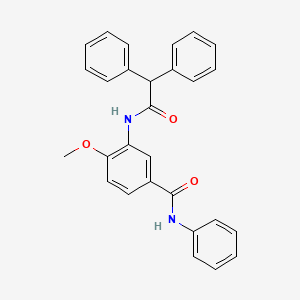 3-[(diphenylacetyl)amino]-4-methoxy-N-phenylbenzamide