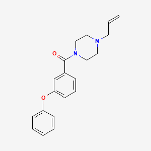 molecular formula C20H22N2O2 B5460483 1-allyl-4-(3-phenoxybenzoyl)piperazine 