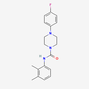 molecular formula C19H22FN3O B5460524 N-(2,3-dimethylphenyl)-4-(4-fluorophenyl)-1-piperazinecarboxamide 