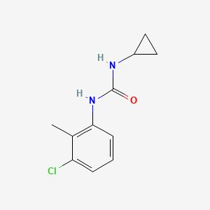 molecular formula C11H13ClN2O B5460568 N-(3-chloro-2-methylphenyl)-N'-cyclopropylurea 