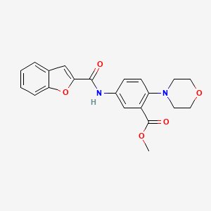 methyl 5-[(1-benzofuran-2-ylcarbonyl)amino]-2-morpholin-4-ylbenzoate
