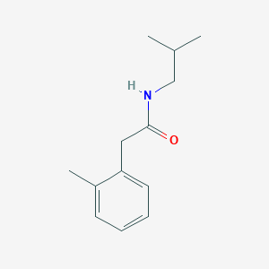 molecular formula C13H19NO B5460906 N-isobutyl-2-(2-methylphenyl)acetamide 