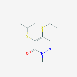 4,5-bis(isopropylthio)-2-methyl-3(2H)-pyridazinone