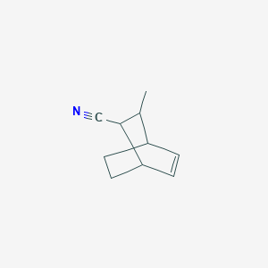molecular formula C10H13N B054611 7-Methylbicyclo[2.2.2]oct-2-ene-8-carbonitrile CAS No. 114718-70-6