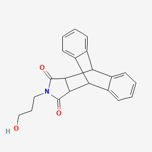 17-(3-hydroxypropyl)-17-azapentacyclo[6.6.5.0~2,7~.0~9,14~.0~15,19~]nonadeca-2,4,6,9,11,13-hexaene-16,18-dione