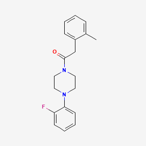 1-(2-fluorophenyl)-4-[(2-methylphenyl)acetyl]piperazine