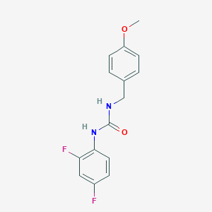 N-(2,4-difluorophenyl)-N'-(4-methoxybenzyl)urea