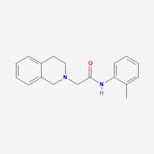 2-(3,4-dihydro-2(1H)-isoquinolinyl)-N-(2-methylphenyl)acetamide