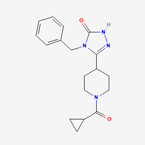 4-benzyl-5-[1-(cyclopropylcarbonyl)-4-piperidinyl]-2,4-dihydro-3H-1,2,4-triazol-3-one