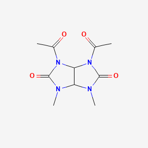 molecular formula C10H14N4O4 B5461694 1,6-diacetyl-3,4-dimethyltetrahydroimidazo[4,5-d]imidazole-2,5(1H,3H)-dione 