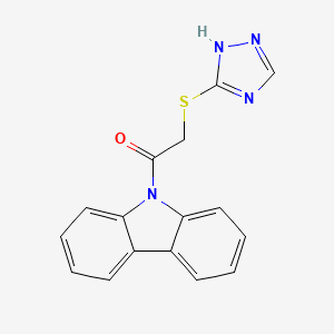 9-[(4H-1,2,4-triazol-3-ylthio)acetyl]-9H-carbazole