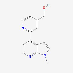 [2-(1-methyl-1H-pyrrolo[2,3-b]pyridin-4-yl)-4-pyridinyl]methanol