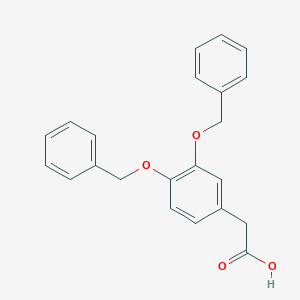 molecular formula C22H20O4 B054618 2-(3,4-双(苄氧基)苯基)乙酸 CAS No. 1699-61-2