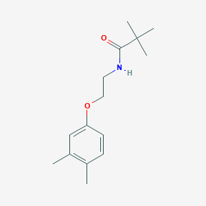 N-[2-(3,4-dimethylphenoxy)ethyl]-2,2-dimethylpropanamide