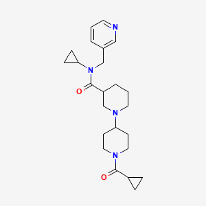 N-cyclopropyl-1'-(cyclopropylcarbonyl)-N-(pyridin-3-ylmethyl)-1,4'-bipiperidine-3-carboxamide