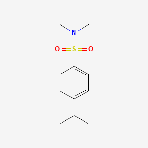 molecular formula C11H17NO2S B5462077 4-isopropyl-N,N-dimethylbenzenesulfonamide 